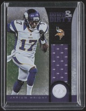 Jarius Wright #15 Down and Dirty Materials /299 2012 Panini Totally Certified