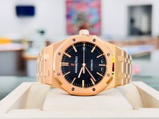 Audemars Piguet Royal Oak 37MM Automatic Black Dial 18K Rose Gold 15450OR.OO.D00 7