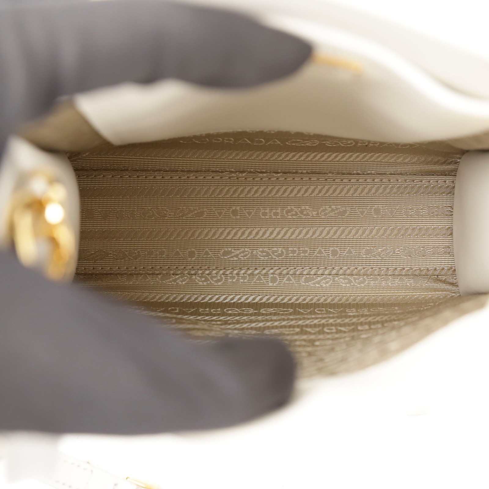 Prada 1BA358 Triangular Logo Mini Tote Shoulder B… - image 10