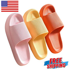 Cozy Pillow Slides Anti-Slip Sandals Ultra Soft Slippers Cloud Home Outdoor Shoe