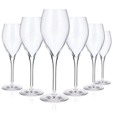 6x Blanchet Wein Sektgläser Cavagläser Glas 0,1l Sektglas