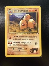 Brock's Dugtrio 22/132 Gym Challenge Pokemon Card on eBay