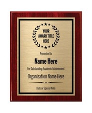 Award Plaques Personalized with Your Text and Title - Engraved Plaque Customi...
