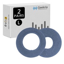 Geekria 2 Pairs Washable Headphone Covers Size L / Blue