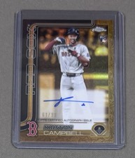 2025 Topps Gilded Kristian Campbell RC Auto 61/99