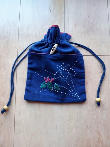 Drawstring Bag Accessory Case Used, No Major Damage, Compact Organizer