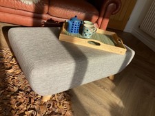 Large Footstool coffee table in perfect condition. Grey (G Plan from John Lewis)