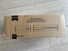 Expandable Drawer Dividers 12Pack  Drawer Organizers