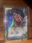 2021-22 Bowman University - Chrome Prospect Autographs Keon Ellis #BCPA-KE Gold