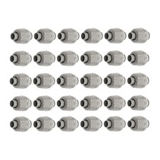 30 Pcs 1/2 Inch Liquid Tight Connector PVC Electrical Conduit Fittings Straight