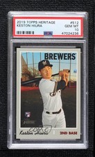 2019 Topps Heritage High Number Keston Hiura (Batting Pose) #512 Rookie RC h6d