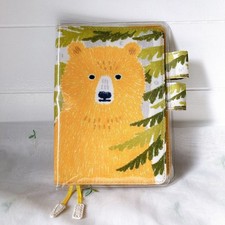 Hobonichi Techo Notebook Cover Blink Bear Daisuke Soshiki A6 Cover on Cover 2020