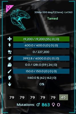 ARK Survival Ascended Giganotosaurus (Giga) Tek 305M Silver PVE - Foto 3