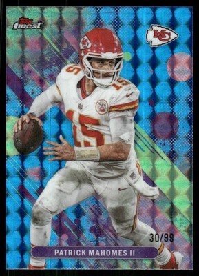 Patrick Mahomes II Blue Geometric Refractor /99 2025 Finest #58