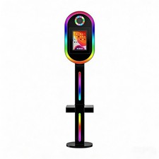 360SPB 10.9/11/12 inch Black iPad DSLR Photo Booth With APP Controls RGB lights