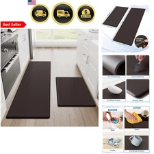 Kitchen Mats Non Slip Cushioned Waterproof Anti Fatigue Rugs for Floor Office