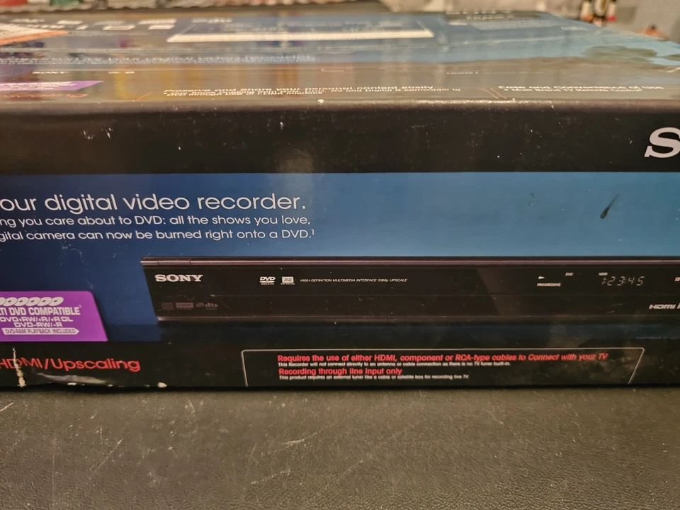 Sony RDR-GX360 DVD Recorder w/ HDMI Upscaling New Sealed In Original Box - Image 3 of 4