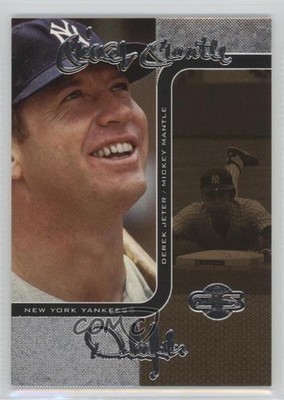 2006 Co-Signers Changing Faces Silver Gold 16/50 Mickey Mantle Derek Jeter 3t2