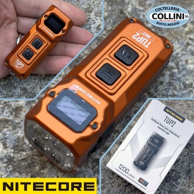 Nitecore - TUP2 MCT - Alloy Orange - 1200 Lumen und 125 Meter - LED Taschenlampe Ric...