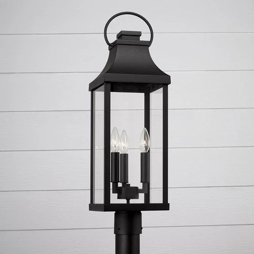 Capital Lighting 946432 Bradford 3 Light 27" Tall Outdoor Single - Picture 8 of 12
