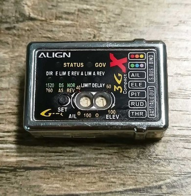 Align 3GX Flybarless (FBL) System Designed Fit Align T-Rex R/C Model Helicopter