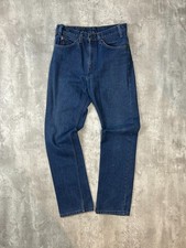 Vintage 80s Levis Orange Tab Dark Wash Denim Pants Size 31 Blue