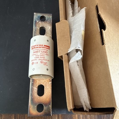 Ferraz Shawmut A4BT1200 AMP-TRAP 1200A 600VAC Time-Delay Current-Limiting (NOS)
