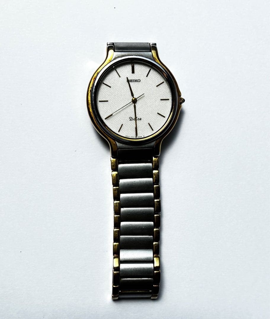 Seiko Dolce 5E31-6A30 Men's Wristwatch Vintage Quartz - Gem