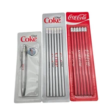New Coca-Cola And Diet Coke Wooden Pencils One Nip Diet Coke Pen. 