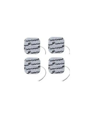 - Compex EasySnap Performance Wire Electrodes, 1 4 Piece Square 5x5 Envelope 