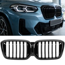 Nieren Grill Kühlergrill Einzelsteg für BMW X3 G01 G02 ab 2021-  LCI schwarz