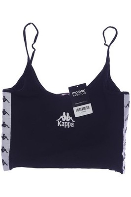 Kappa Top Damen Trägertop Tanktop Unterhemd Gr. S Baumwolle Schwarz #mr3r4yl