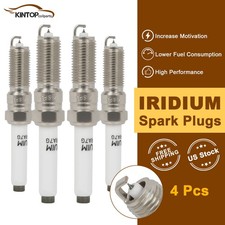 4x Iridium & Platinum Spark Plugs For Cadillac XT4 2.0L 2019-2022