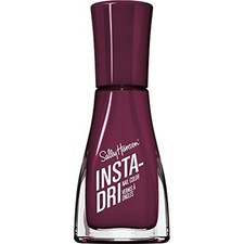 Sally Hansen Insta-Dri Nail Polish Quick Dry, Long Lasting 428 Zip Wine
