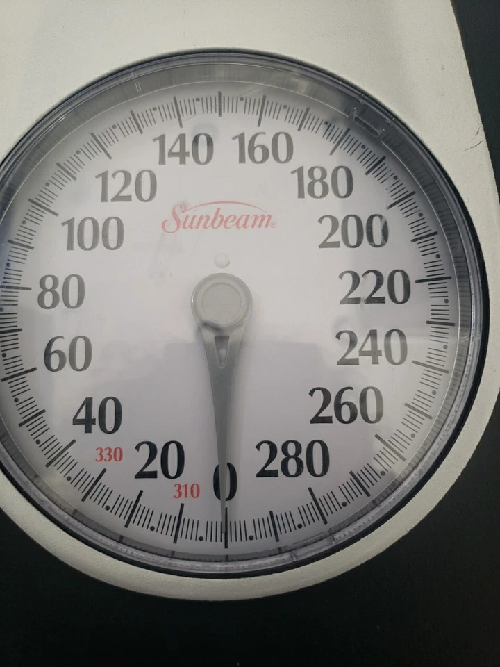 Весы Sunbeam SAB602DQ2-05 с полным циферблатом до 330 фунтов - Изображение 2 из 4