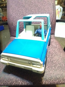 Vintage 1970 S Tonka Blue Ford Bronco Barbie Gi Joe Sized Toy