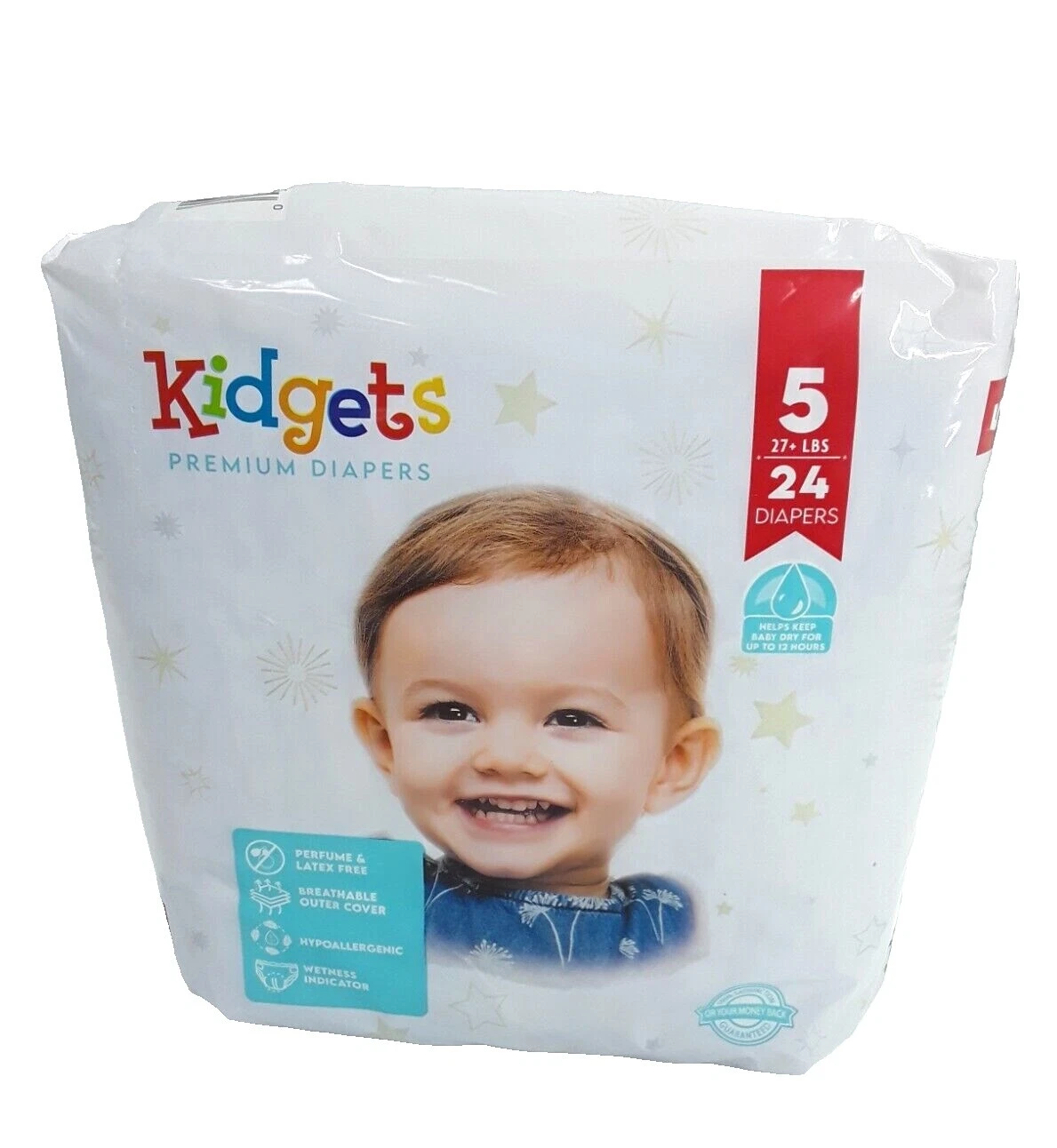 Подгузники детские одноразовые белый размер 5