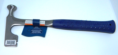 NUEVO ESTWING E3-11 HECHO EN EE. UU. EMPUÑADURA DE COJÍN 11 OZ ACERO SÓLIDO MARTILLO PARA PANELES DE YESO - Imagen 3 de 4