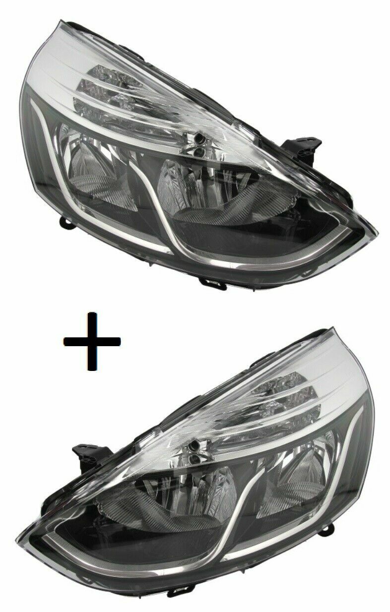 Optiques avant pour remplacer phares jaunis sur Renault Clio 4 de 2013 2014 2015