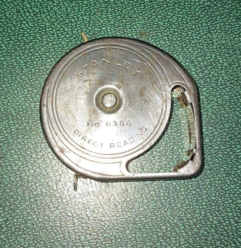 Vintage Stanley Tape Measure No. 6386 Direct Reading 6 feet - 第 1/3 張圖片