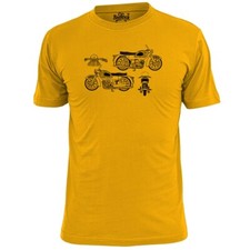 Mens Ariel Arrow Motorcycle 1960 Blueprint  T Shirt