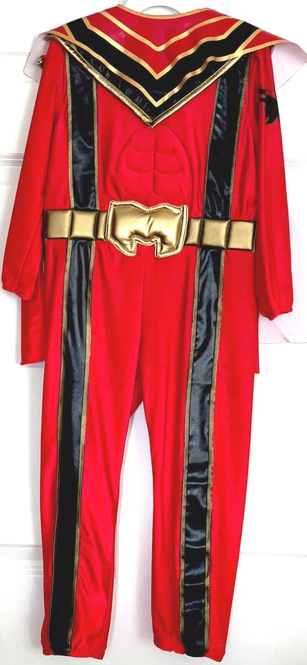 Halloween Power Rangers Mono Rojo Niño Disfraz Rojo Ranger Talla XS 4 Foto 3 de 4