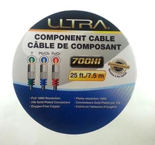 Ultra Component Cable - 700HI,  Male To Male - 25FT  Model#: U12-40596