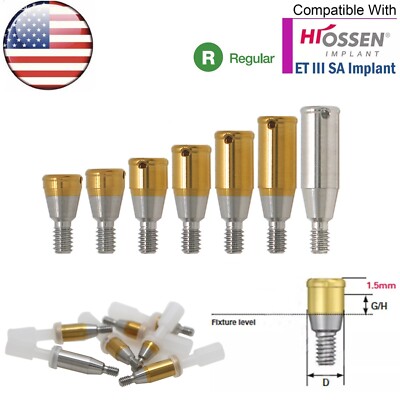 US Dental Locator Attachment Abutment for Hiossen ET III /Osstem/Snucone Regular