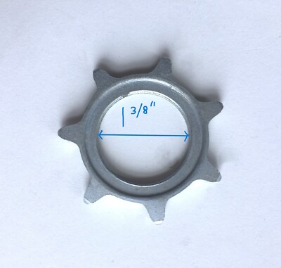 Morrow Skip Tooth Coaster Brake Cog 3/16 7t Threaded 1 3/8'' NOS USA Antique