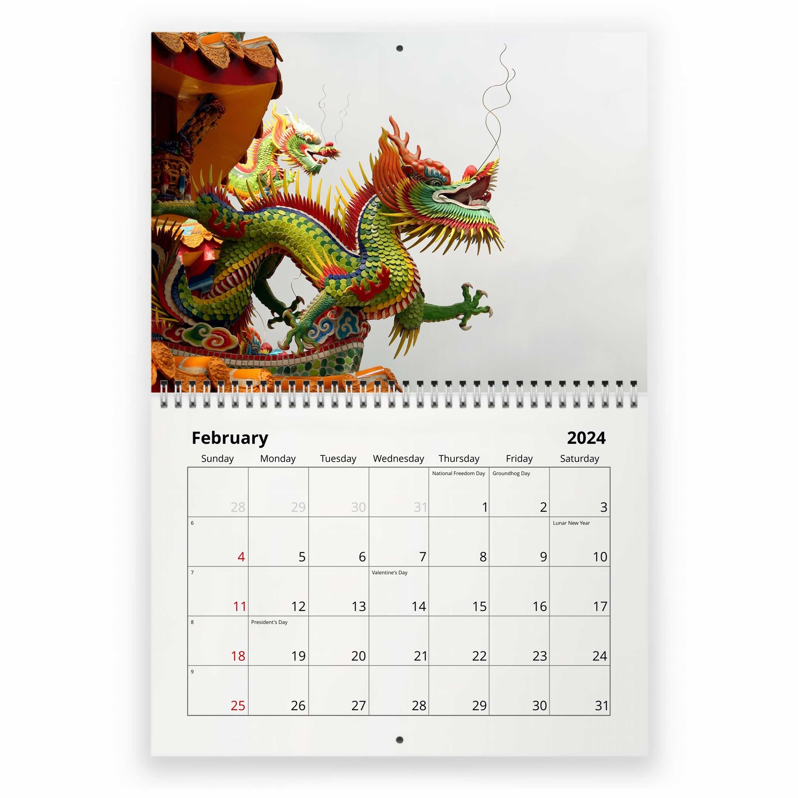 Taiwan 2024 Wall Calendar | eBay