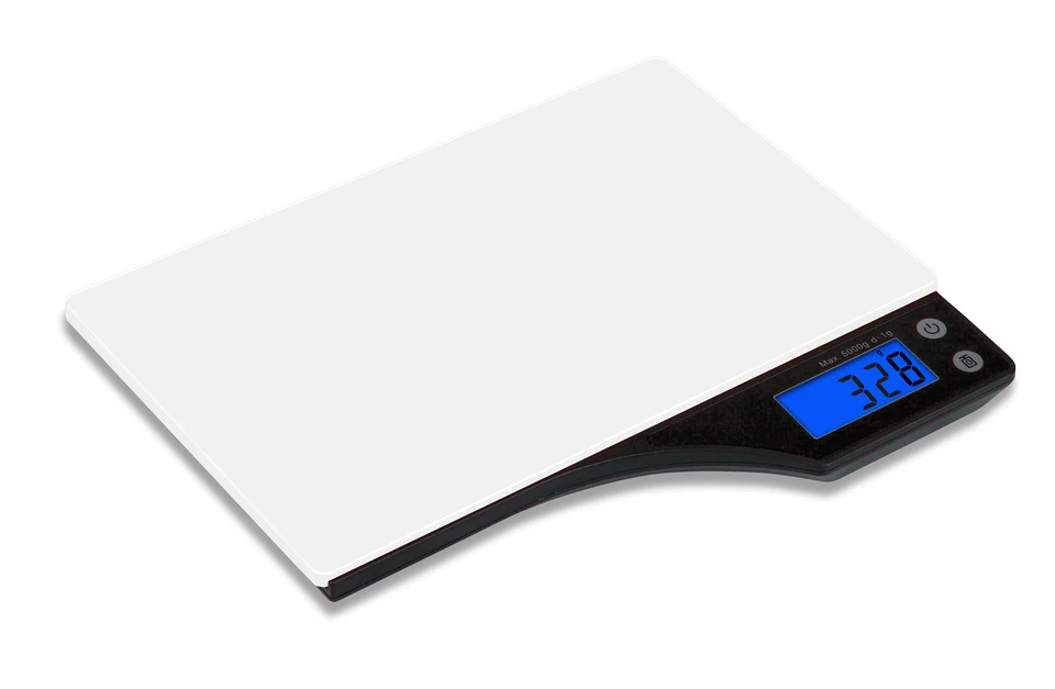 5kg White Digital LCD Electronic Kitchen Cooking Food Balance Weighing Scales - Image 1 of 1