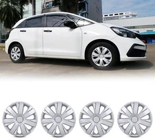 15" Universal Wheel Covers 4pcs Full Rim Snap On Hubcaps for R15 Tire & Steel