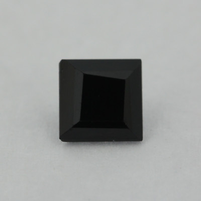 Single Loose Emerald Cut Black Onyx CZ Stone - VVS Clarity Cubic Zirconia Birthstone