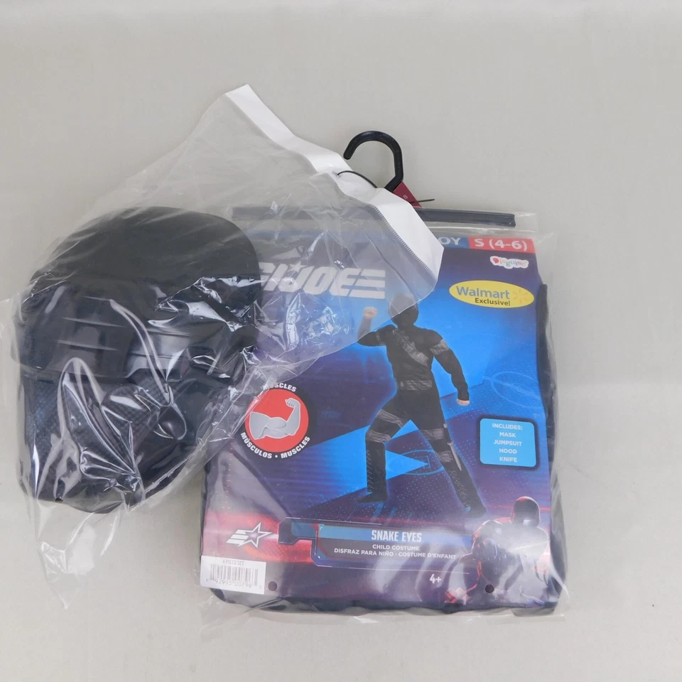 Disfraz de Halloween G. I. Joe Niños Ojos de Serpiente Músculo - Niños 4-6 Pequeño #2637 Foto 3 de 4